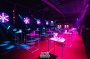 Table VIP avec bouteille de champagne