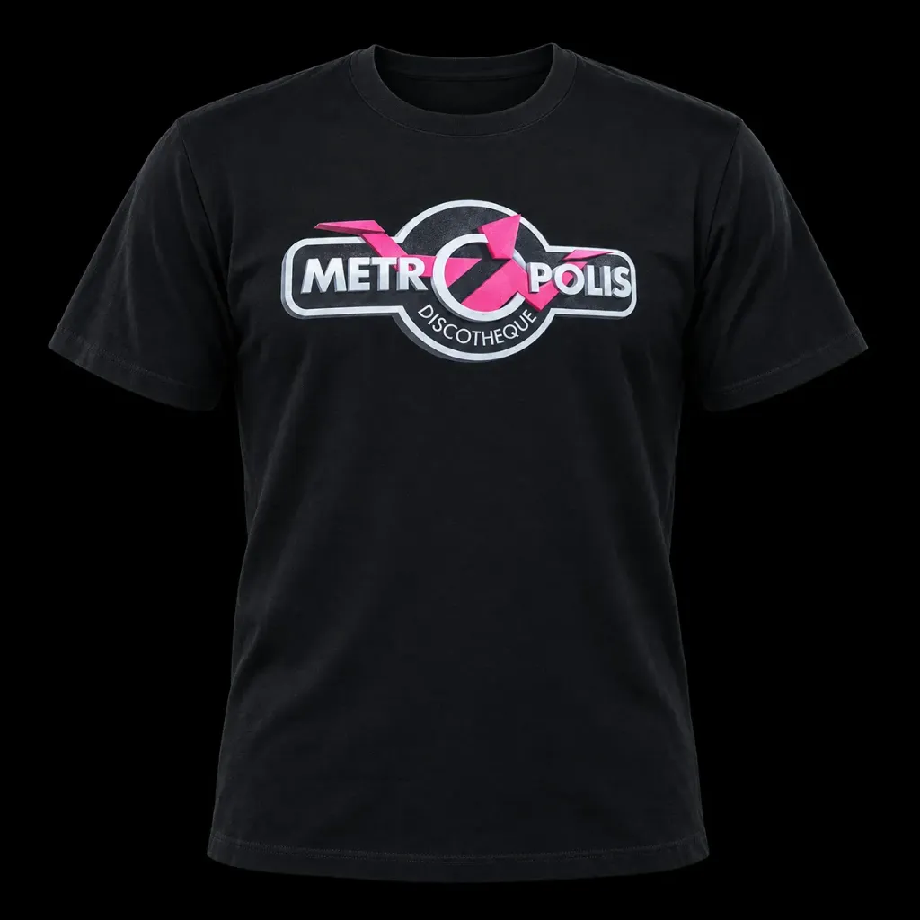 Tshirt 3D BLack Metropolis