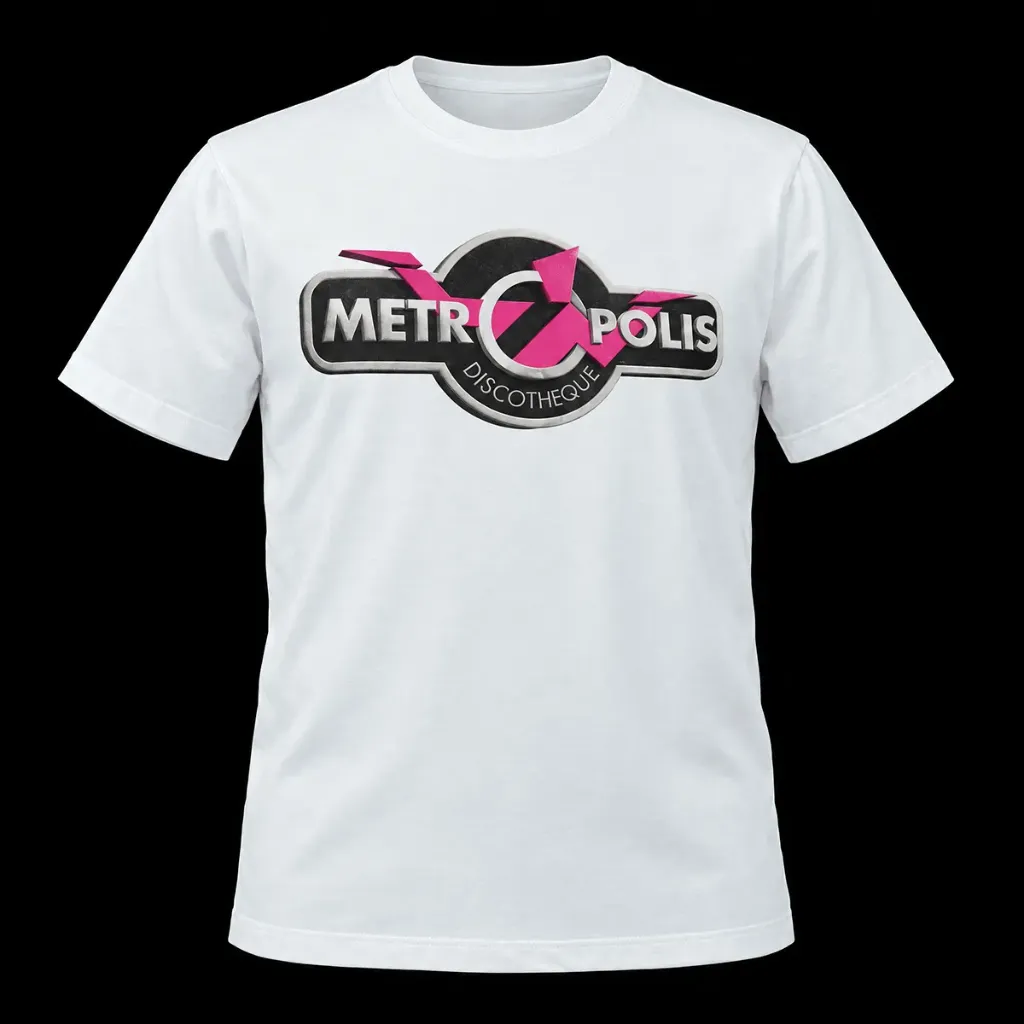 Tshirt 3D White Metropolis